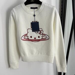 Hello Kitty White Crew Neck Sweater